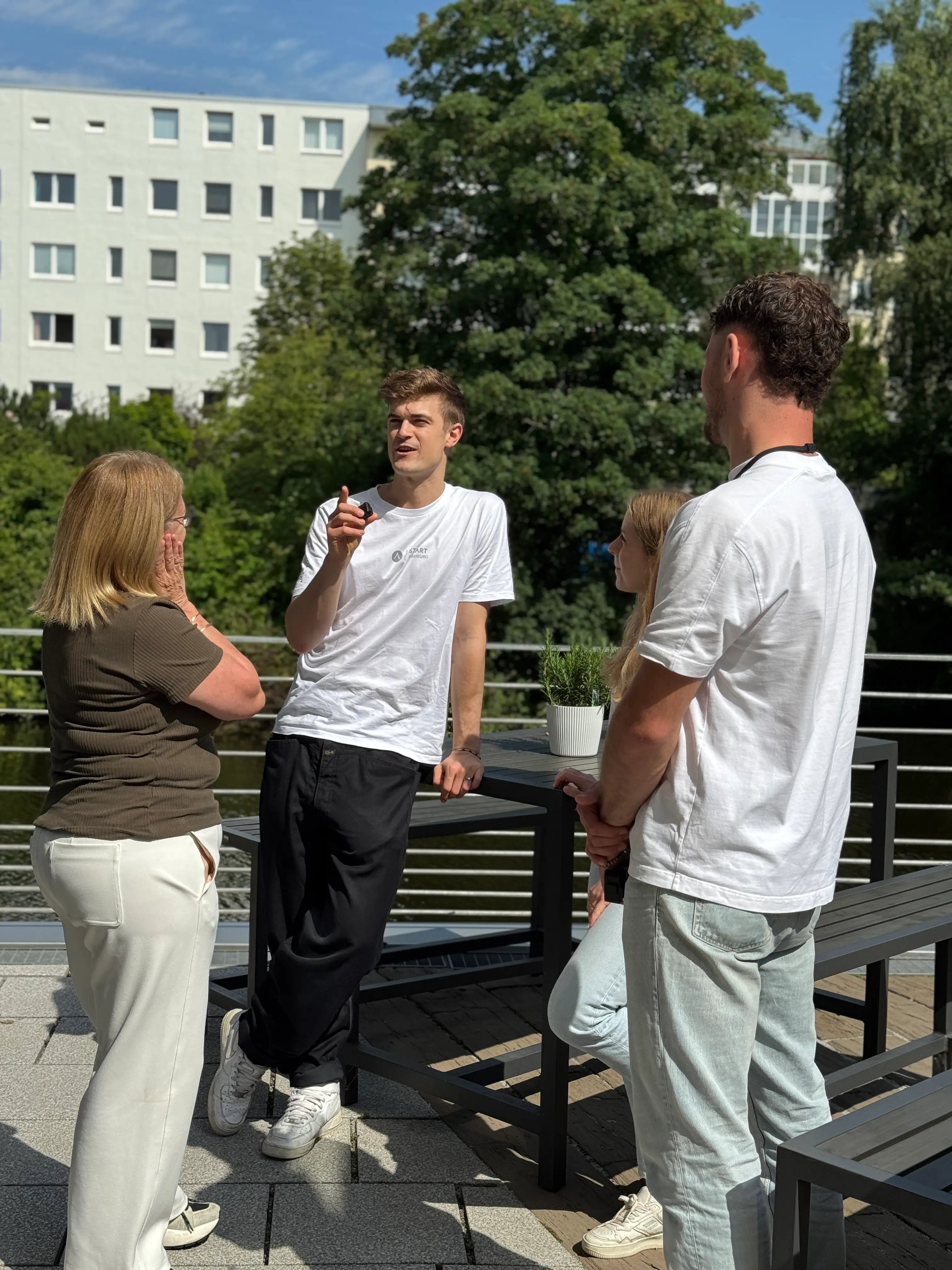 Außenbereich Networking Event