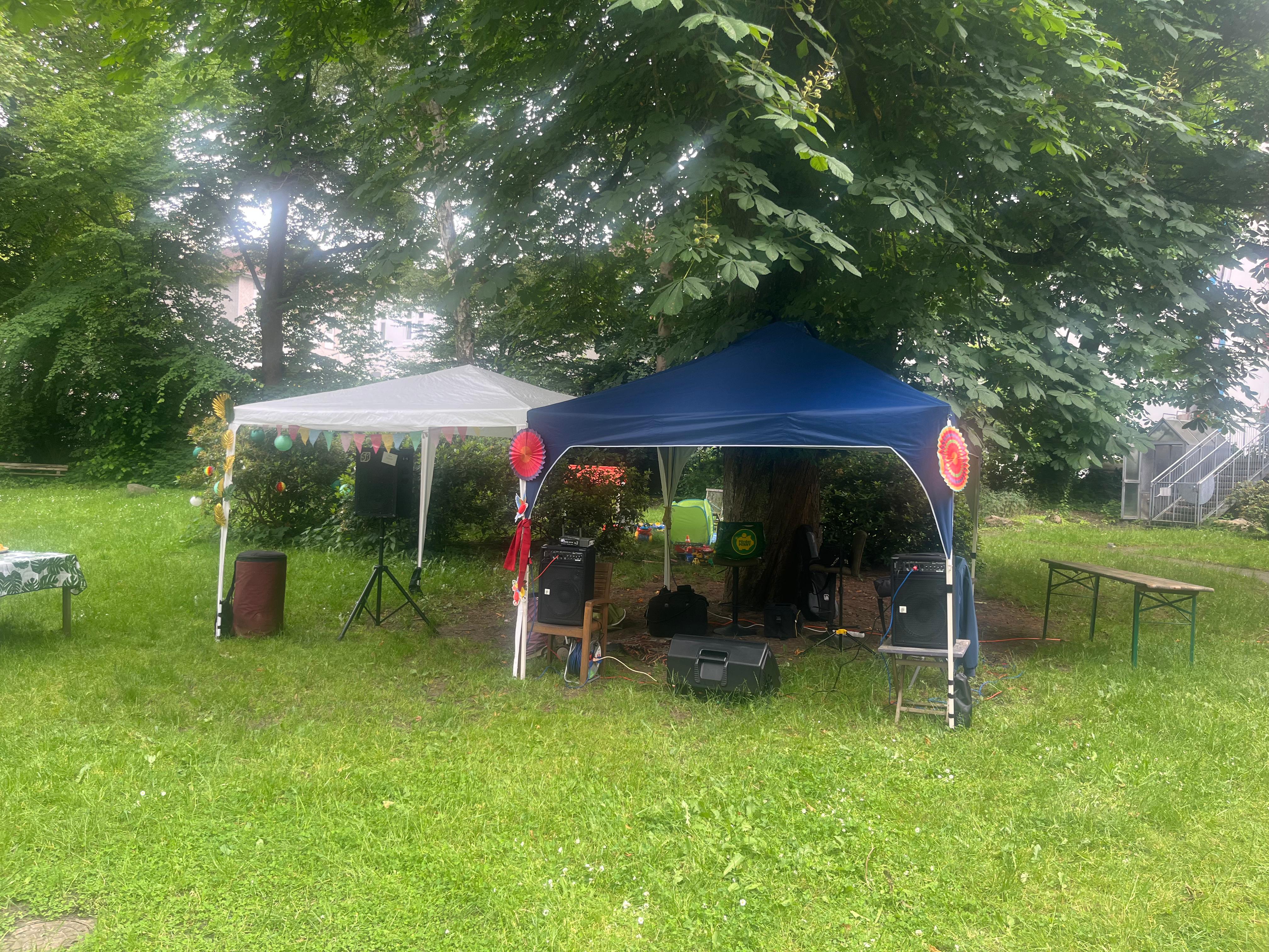 Außenbereich Networking Event